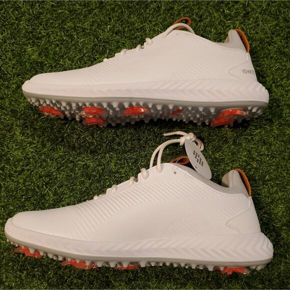 NWT Puma Ignite golf shoes snickers with orange spikes Sz 5C no box unisex - Picture 3 of 8